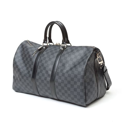 louis vuitton weekend bag black|louis vuitton travel bag clear.